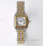 BV factory 1:1 Replica Panthere De Cartier Panthere Watch Cartier 22mm Watch Two Tone White Dial